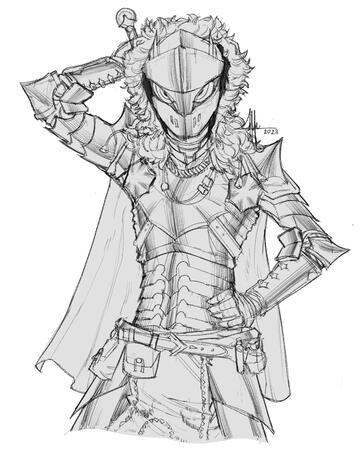 Lineart Half-body Lineart Half-body