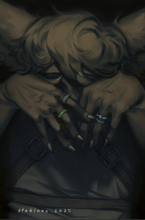 Painting, Headshot (with added detail)