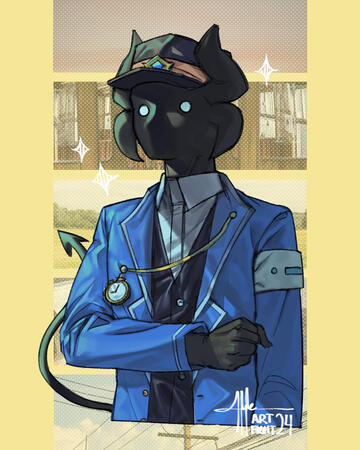 Lineart w/ Color, Half-Body Lineart w/ Color, Half-Body